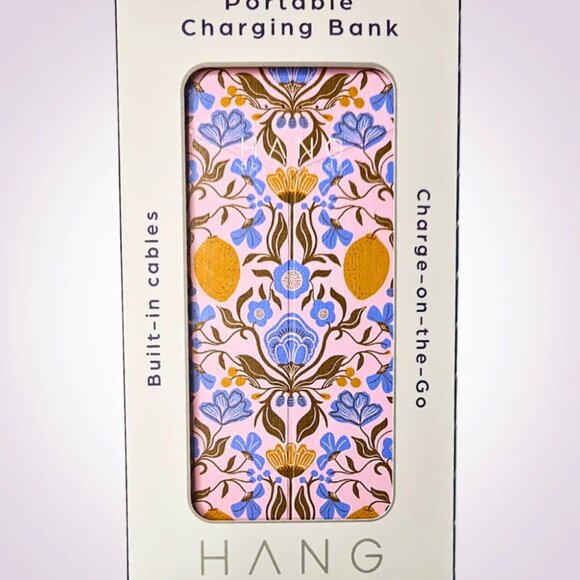 *NIB* Portable Phone Charging Bank in Amalfi Lemon Design - Picture 10 of 11